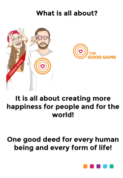 It is all about creating more happiness for people