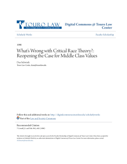 What`s Wrong with Critical Race Theory?