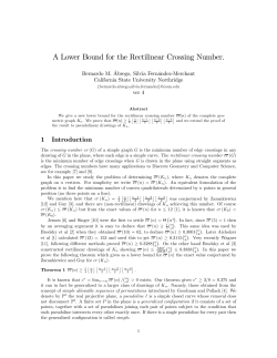 A Lower Bound for the Rectilinear Crossing Number.