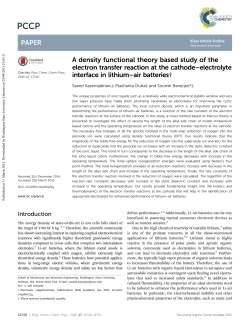 A density functional theory based study of the electron transfer