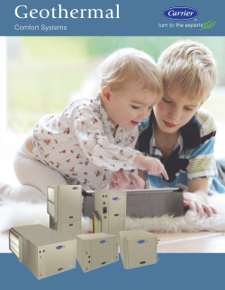 Geothermal Comfort Systems