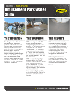 Amusement Park Water Slide - Line-X