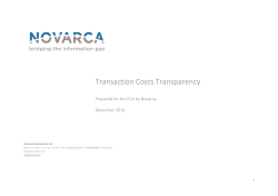 Transaction Costs Transparency