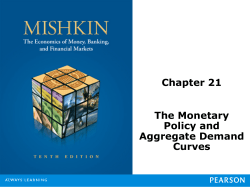 Chapter 21 The Monetary Policy and Aggregate Demand Curves