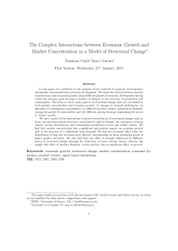 The Complex Interactions between Economic Growth and Market