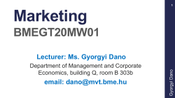 MARKETING 01 What is it all about?