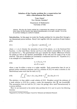 (urf>t + f(u,x)rf>x) dtdx +I: &cent;>(x,O)uo dx = 0. - UiO