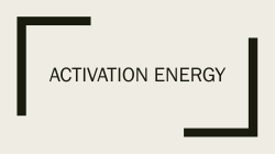 Activation Energy
