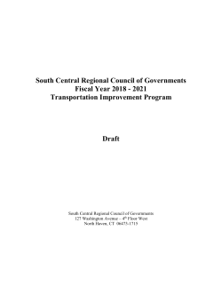 Draft Transportation Improvement Program (TIP)