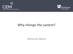 Levels - Northumberland Grid for Learning