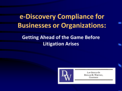 of all documents, electronically stored information