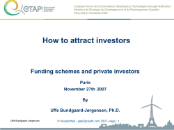 How to attract investors