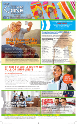 Skip A Payment* For Extra Summer Cash!