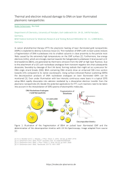Thermal and electron induced damage to DNA on laser illuminated