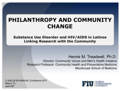 philanthropy and community change