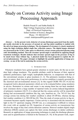 Study on Corona Activity using Image Processing Approach