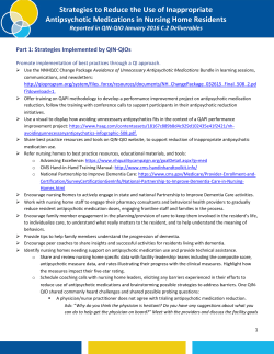 Strategies to Reduce the Use of Inappropriate