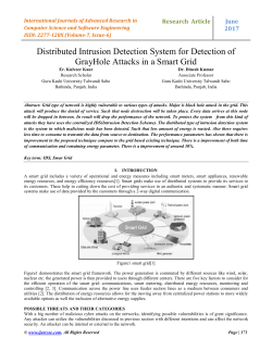 Distributed Intrusion Detection System for Detection of