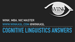 Cognitive Linguistics Answers
