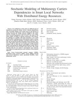 Stochastic Modeling of Multienergy Carriers Dependencies in