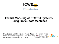 Formal Modeling of RESTful Systems Using Finite-State