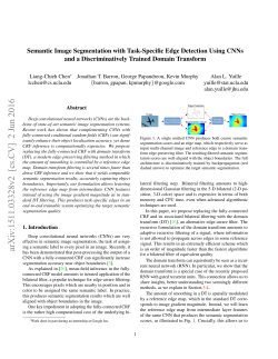 Semantic Image Segmentation with Task