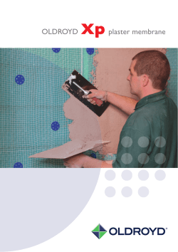 OLDROYD Xp plaster membrane