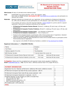 REGISTRATION FORM