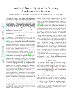 Artificial Noise Injection for Securing Single-Antenna Systems