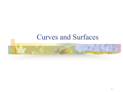 Curves and surfaces
