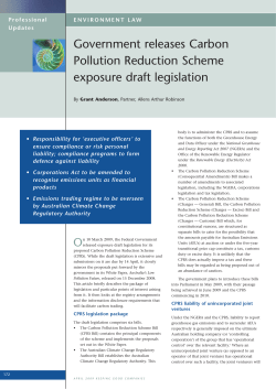Government releases Carbon Pollution Reduction Scheme