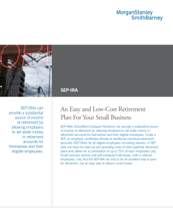 An Easy and Low-Cost Retirement Plan For Your Small Business