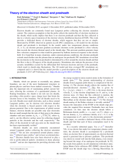 Theory of the electron sheath and presheath