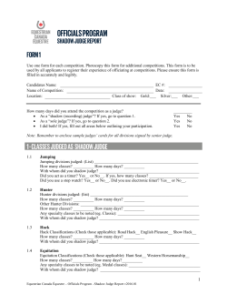 Use one form for each competition. Photocopy