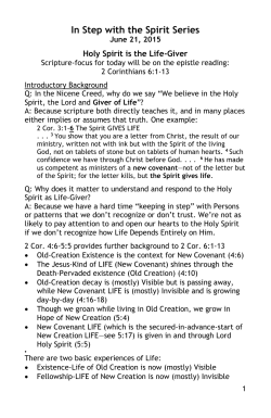In Step with the Spirit Series