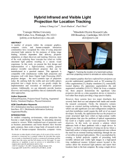 Hybrid Infrared and Visible Light Projection for