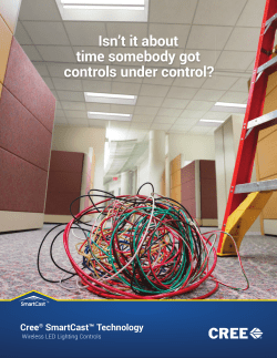 Cree SmartCast Technology Wireless LED Lighting Controls