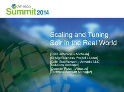 Monitoring and Analysis