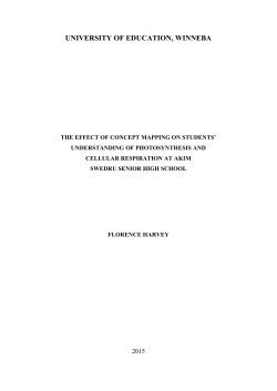 THE EFFECT OF CONCEPT MAPPING ON STUDENTS