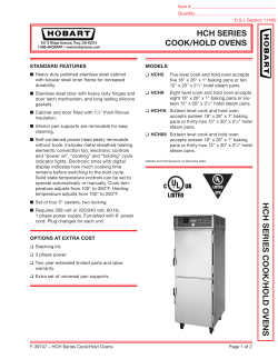 HCH Series Cook