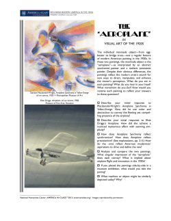 Aeroplane Synchromy in Yellow-Orange