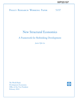 New Structural Economics