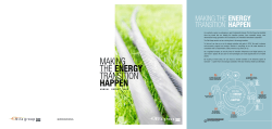 MAKING THE ENERGY TRANSITION HAPPEN