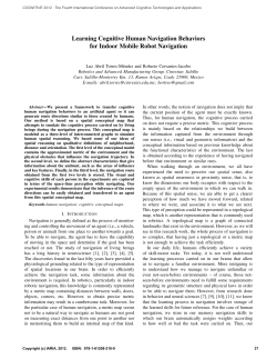 Learning Cognitive Human Navigation Behaviors for