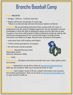 Broncho Baseball Camp