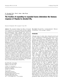 The fraction of expanding to expanded leaves
