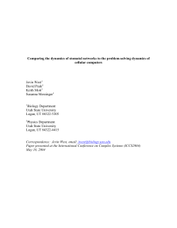 Introduction - New England Complex Systems Institute