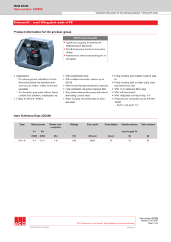 Data sheet Item number: 620386 Sinkamat