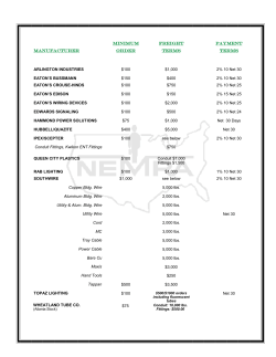 MINIMUM FREIGHT PAYMENT MANUFACTURER