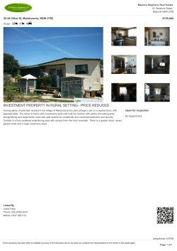 32-34 Olive St, Mandurama, NSW 2792